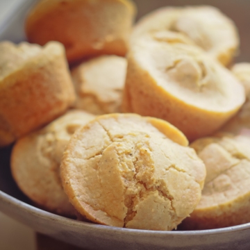 Orange Corn Muffins / Mere Living October 2014